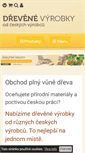 Mobile Screenshot of drevovyrobky.cz